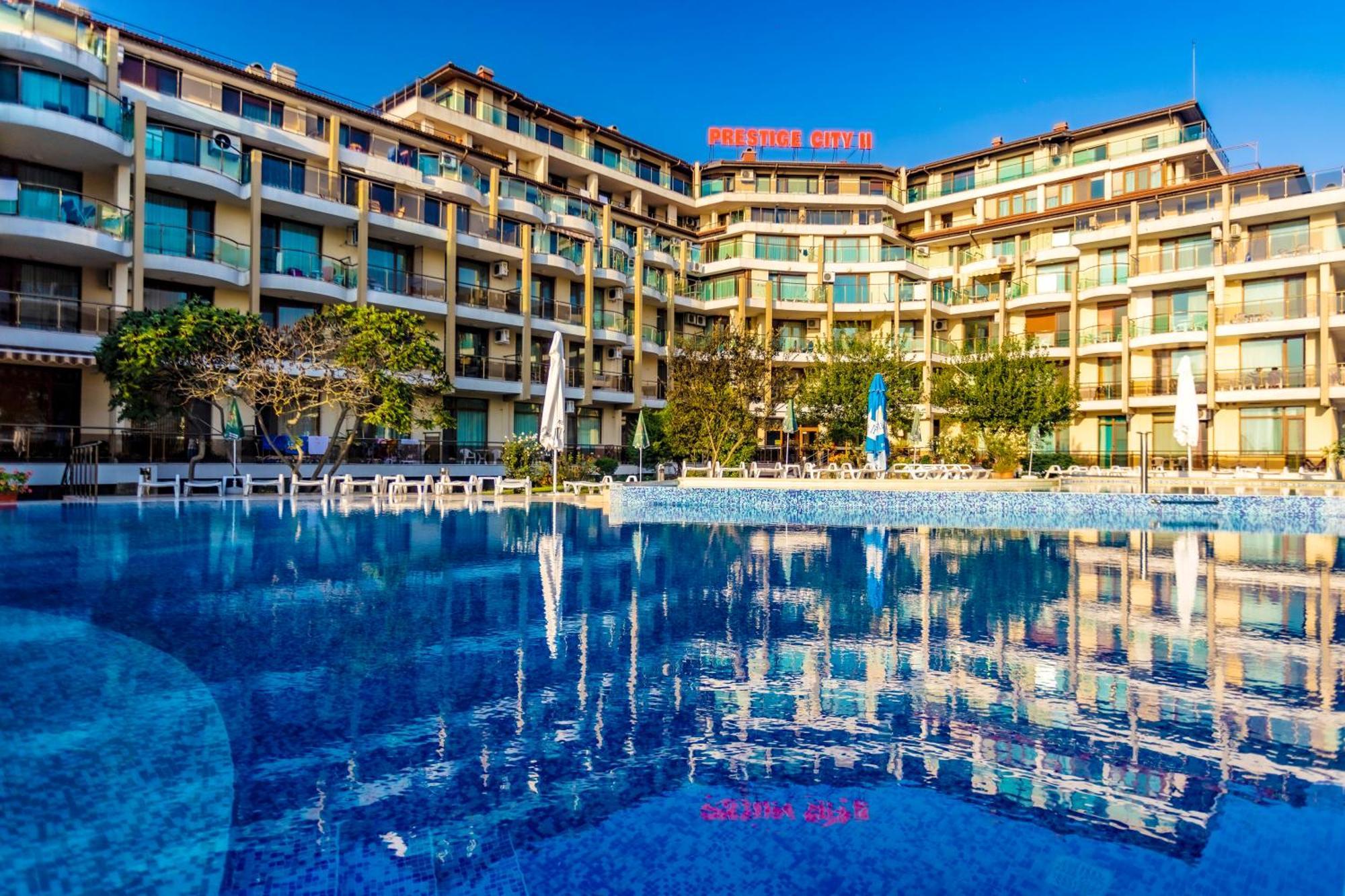 Aparthotel Hotel Prestige City II Primorszko Kültér fotó