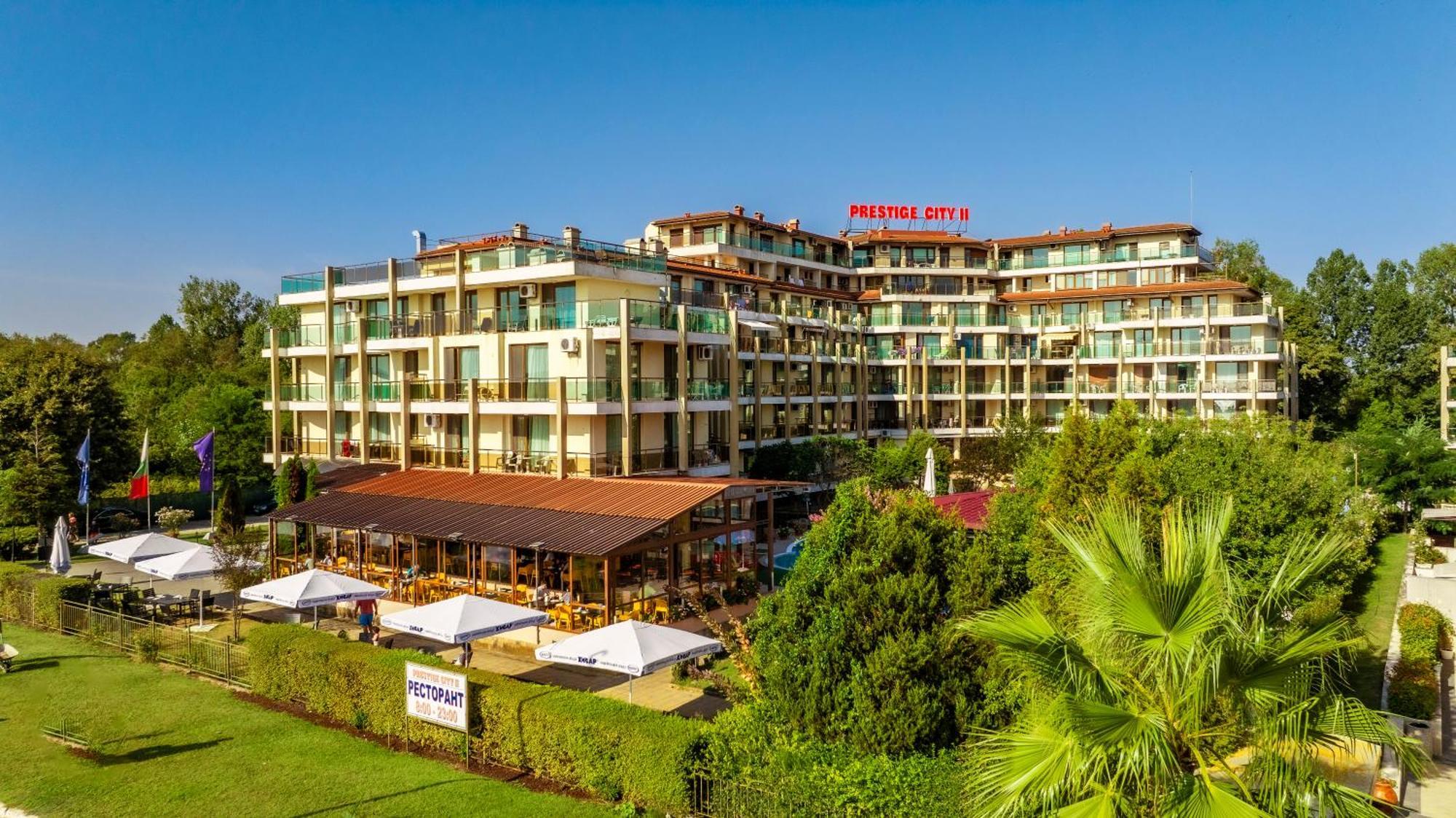 Aparthotel Hotel Prestige City II Primorszko Kültér fotó