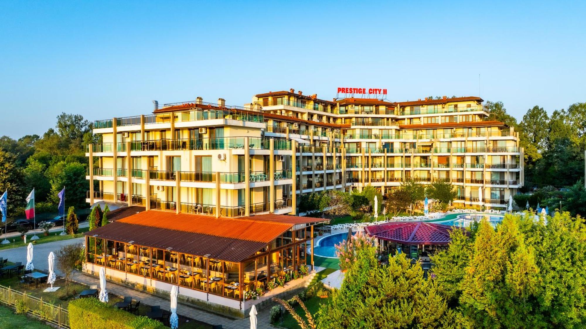 Aparthotel Hotel Prestige City II Primorszko Kültér fotó