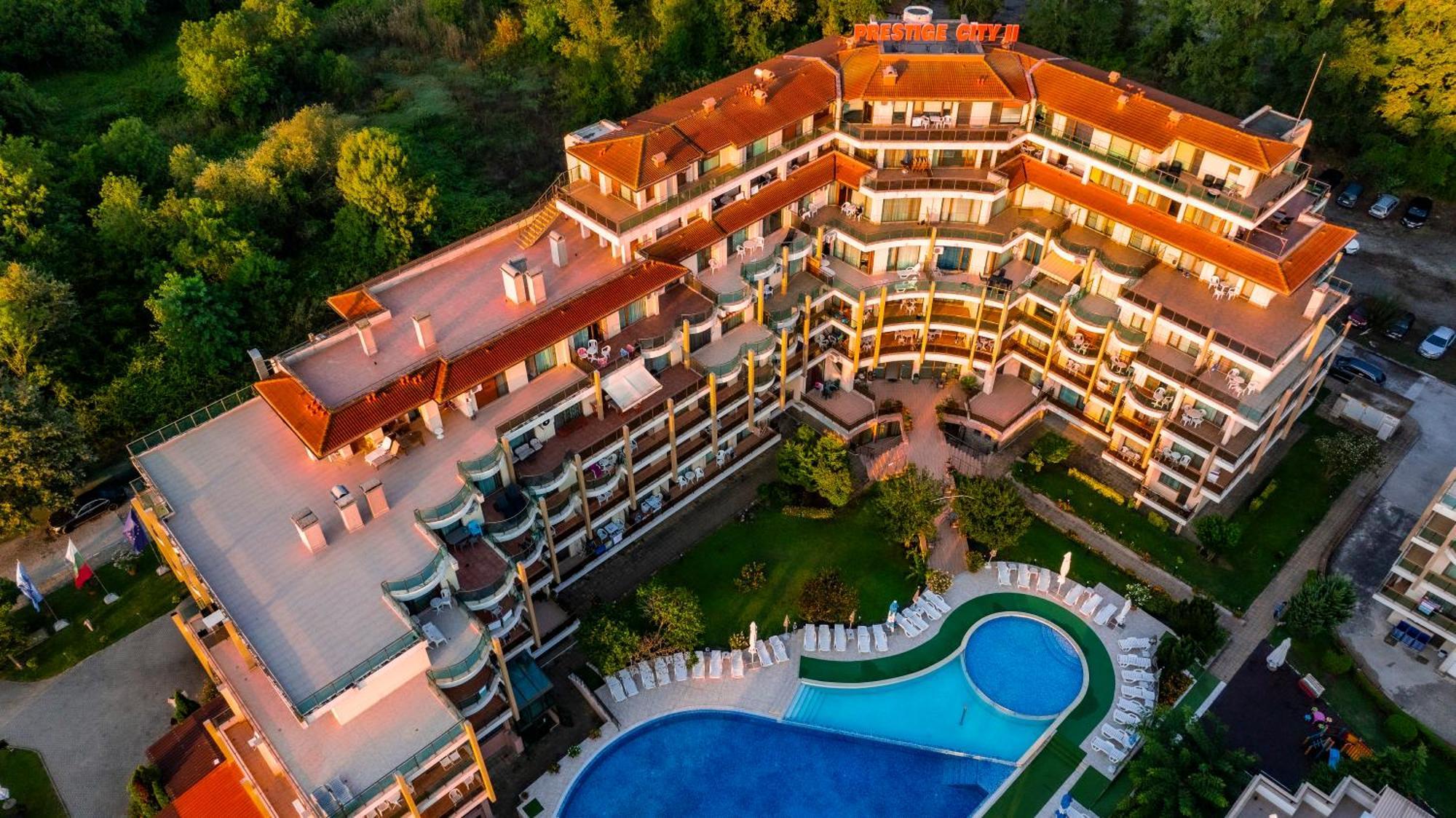 Aparthotel Hotel Prestige City II Primorszko Kültér fotó