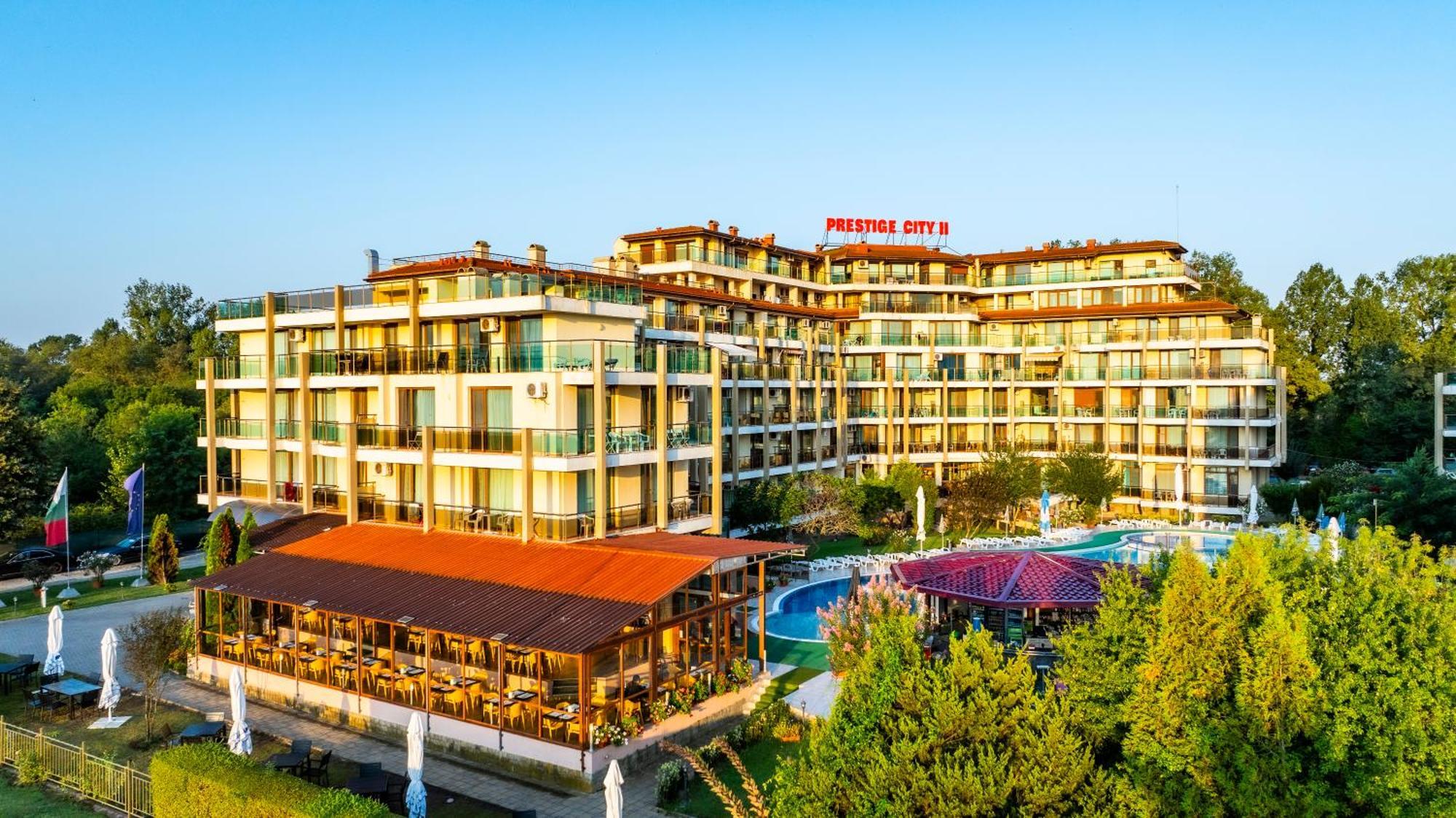 Aparthotel Hotel Prestige City II Primorszko Kültér fotó