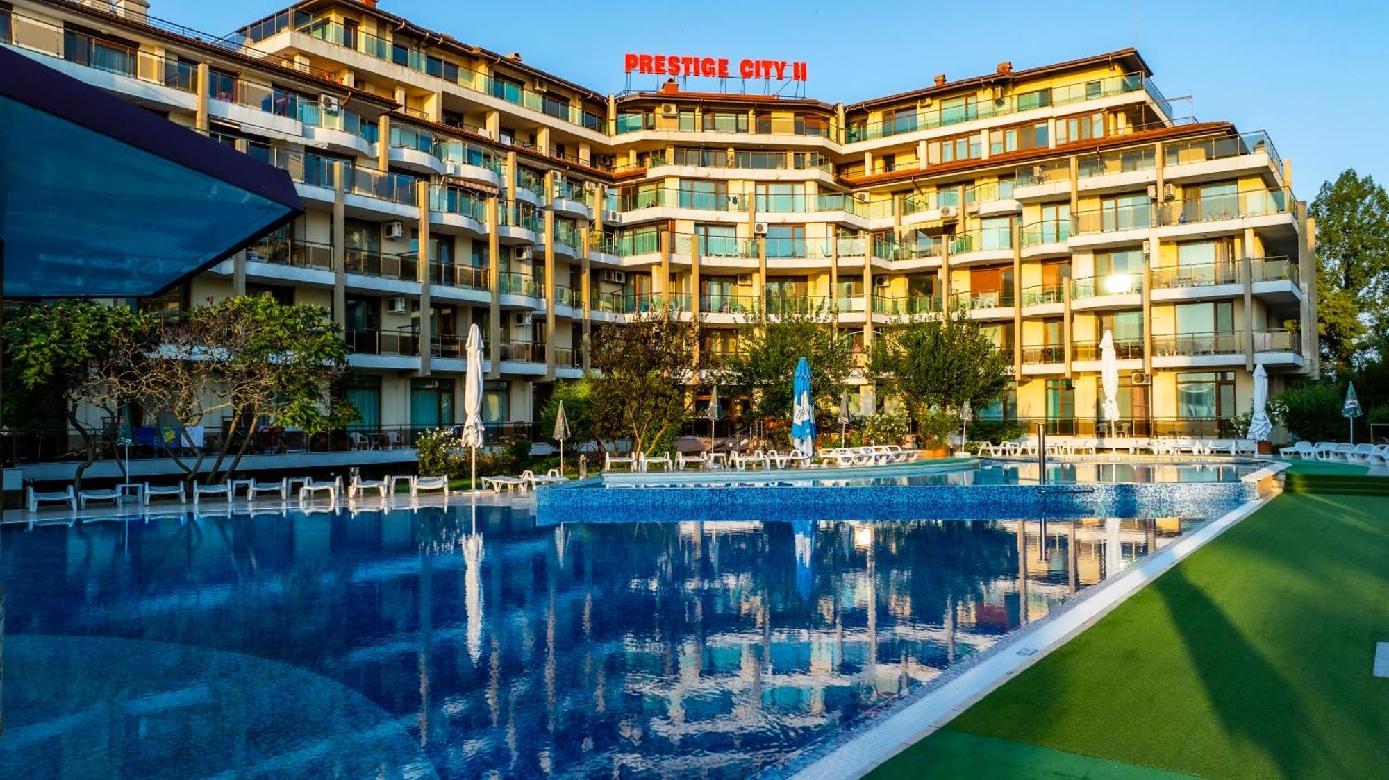 Aparthotel Hotel Prestige City II Primorszko Kültér fotó
